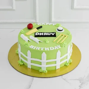 Cricket cake for kids