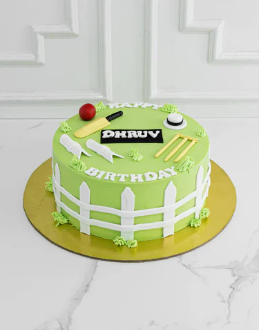 Cricket cake for kids